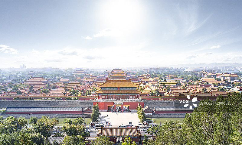 故宫全景图片素材