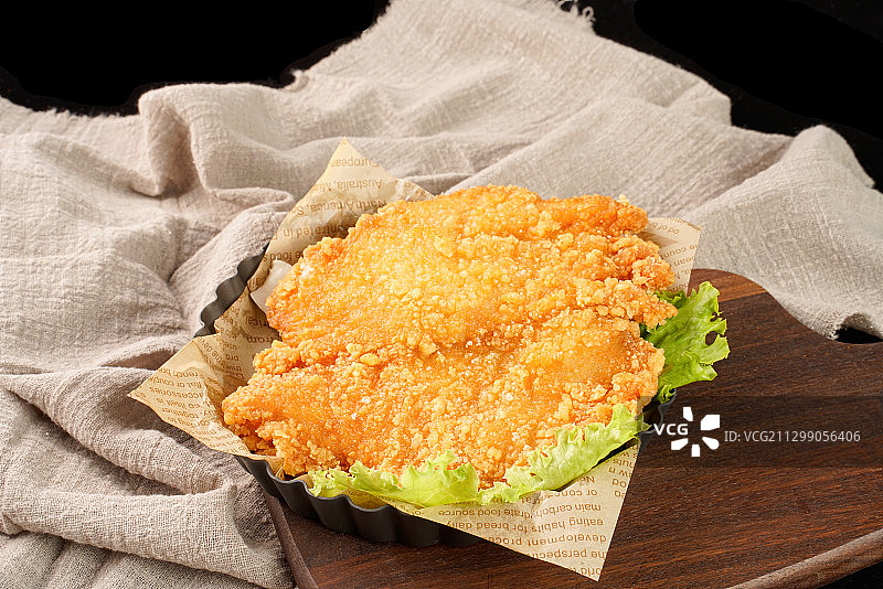 炸鸡排图片素材