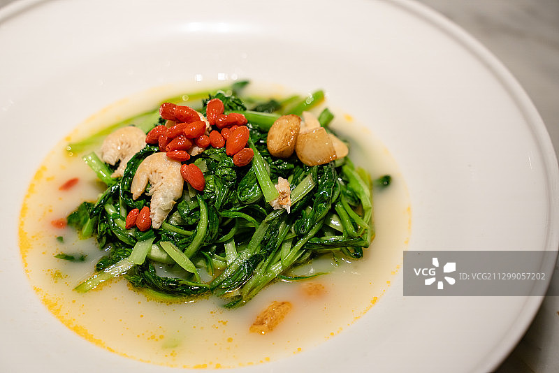 海味鸡毛菜图片素材