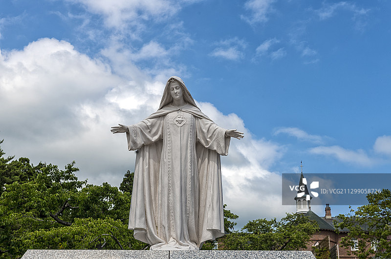 亚洲，日本，北海道，托拉比斯契诺女子修道院图片素材