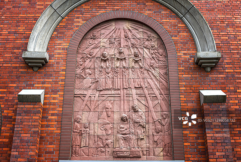 亚洲，日本，北海道，托拉比斯契诺女子修道院图片素材