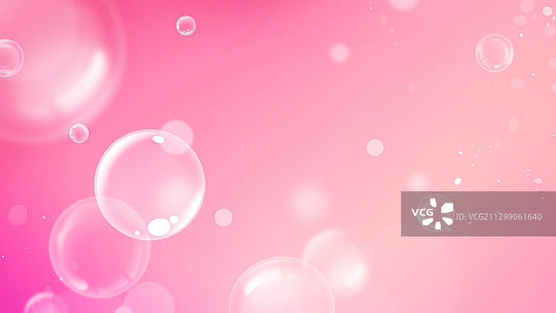 3D气泡梦幻色图片素材
