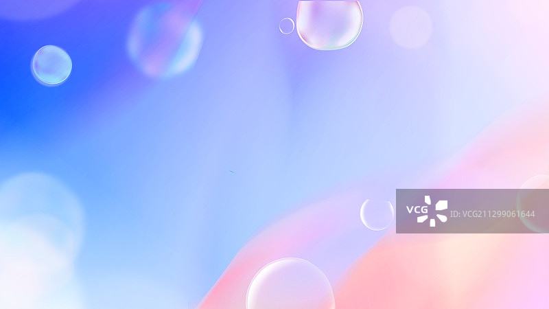 3D气泡梦幻色图片素材