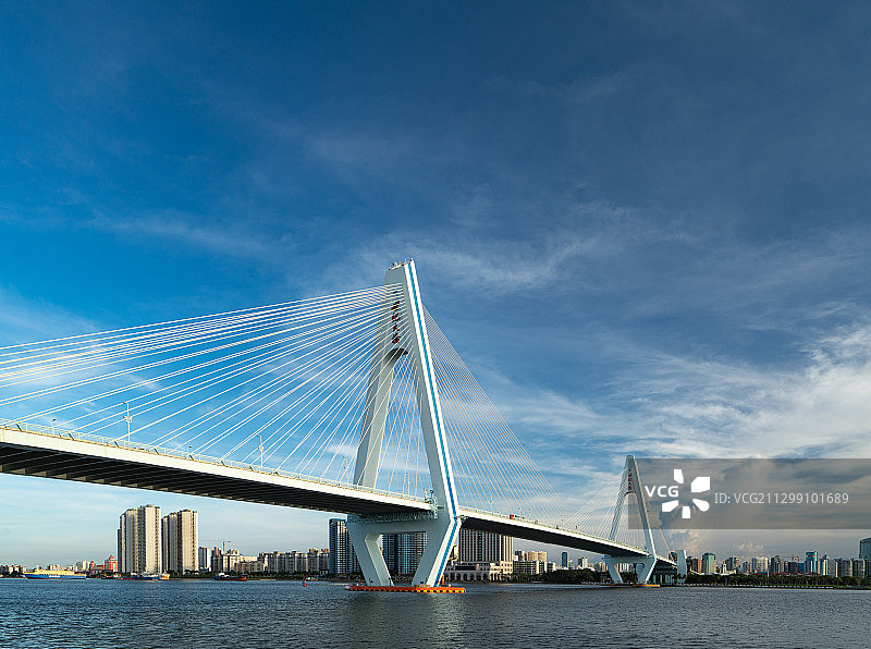 海口世纪大桥图片素材