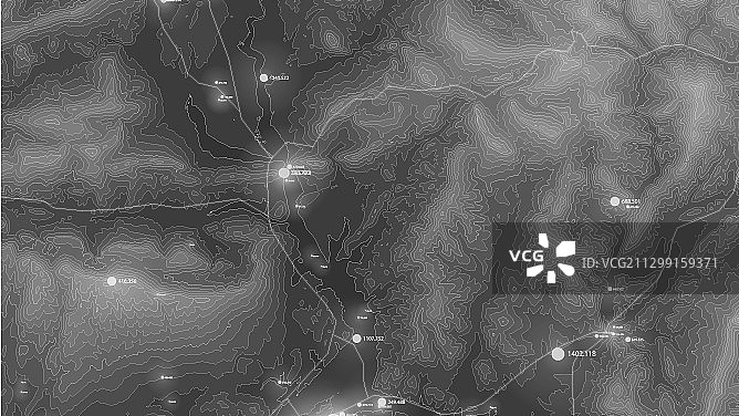 地形大数据可视化未来地图图片素材