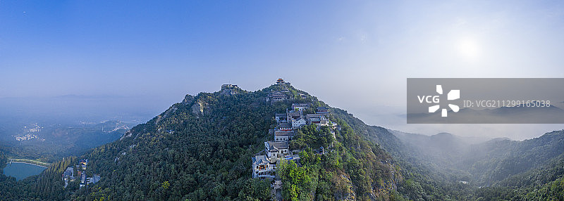 木兰山金顶日出云海图片素材