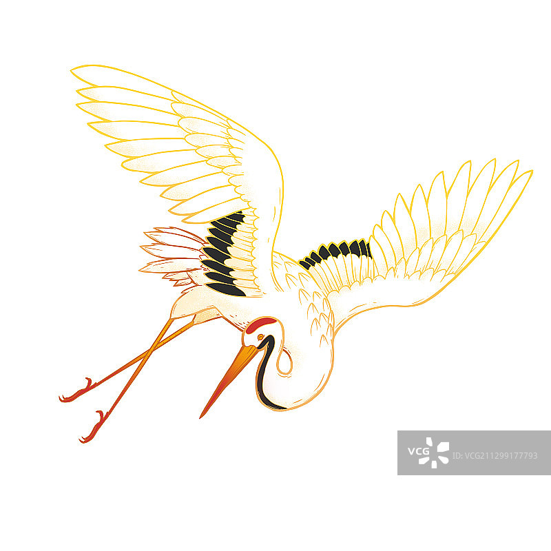 中国风仙鹤图片素材