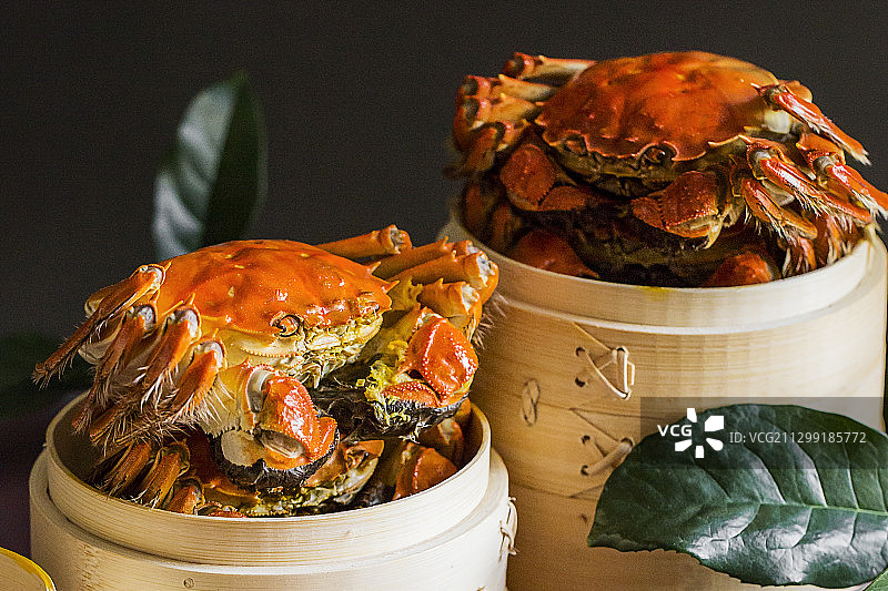 秋天的阳澄湖大闸蟹图片素材