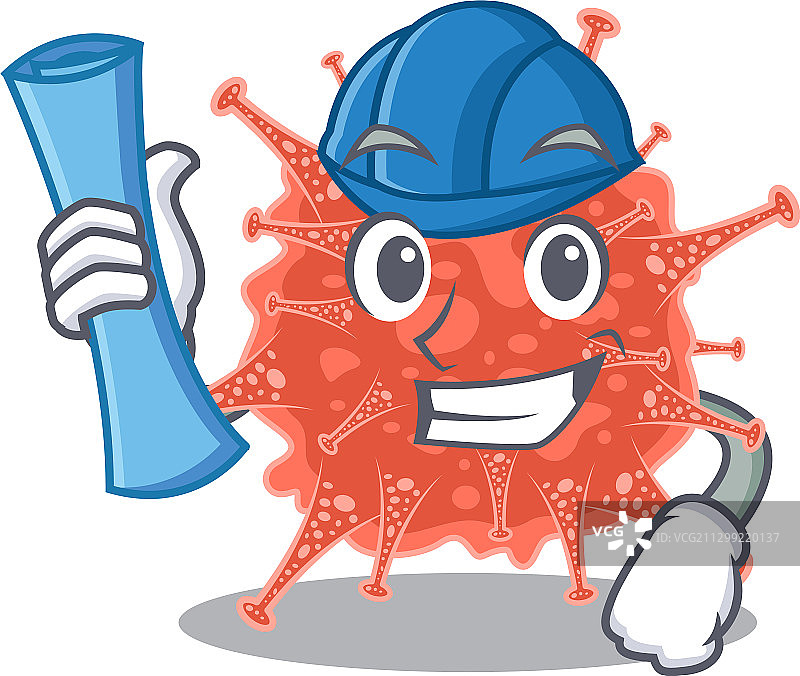 建筑师冠状病毒蓝图图片素材