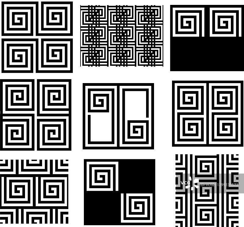 日式拉面无缝图案合集图片素材