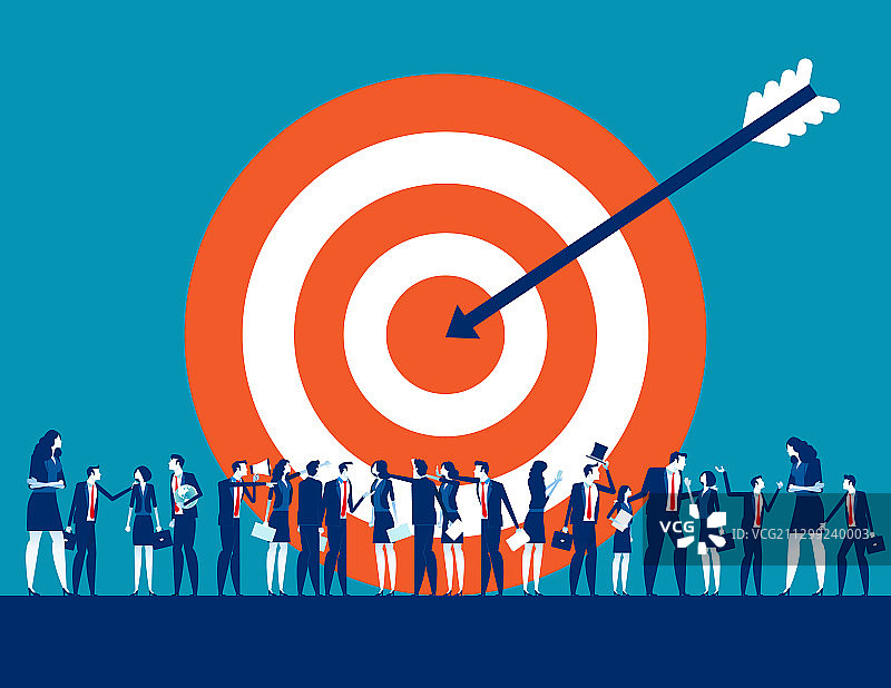 面向营销人员的目标客户业务图片素材