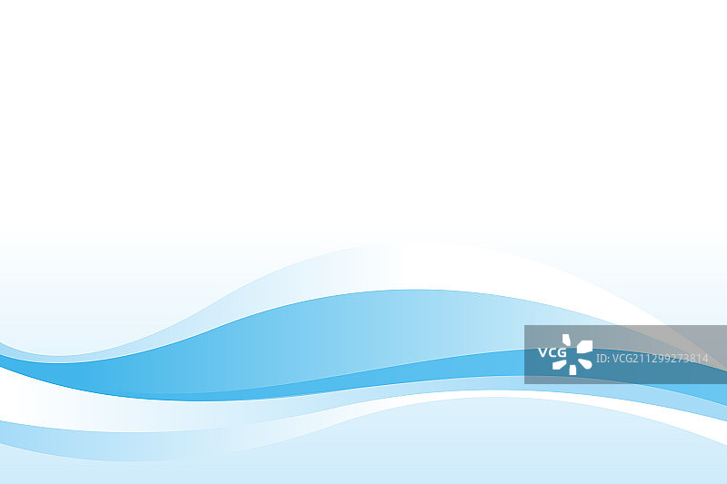 简约抽象蓝白色波浪背景设计图片素材