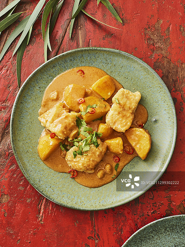 泰式马萨曼红鱼图片素材