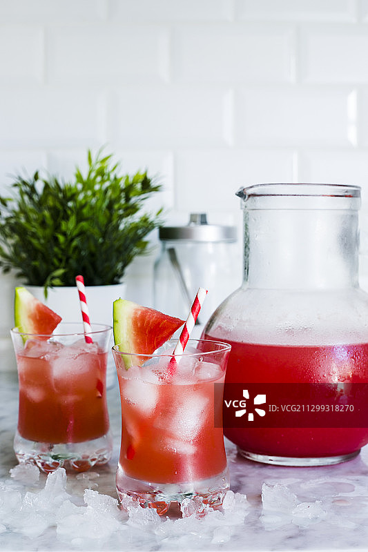 西瓜冷饮图片素材