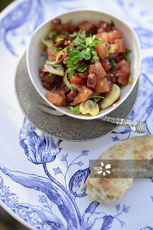 土耳其番茄沙拉图片素材