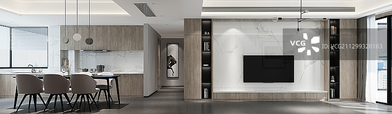 高档商品房室内装修图片素材