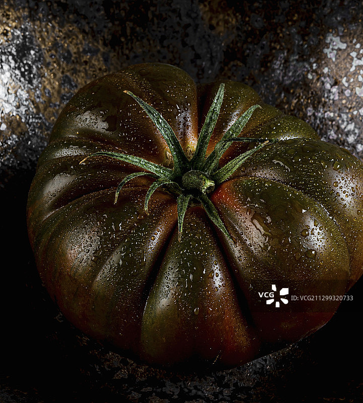 黑色传家宝番茄图片素材