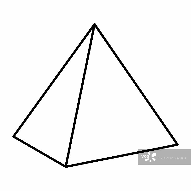 金字塔图标图片素材