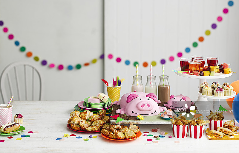 儿童派对食品图片素材