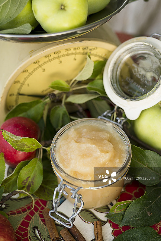 自制苹果酱图片素材