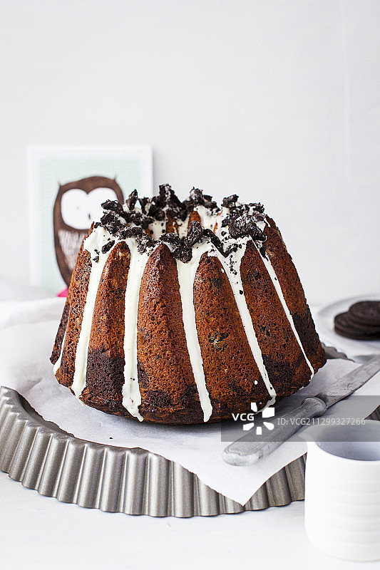 奥利奥大理石蛋糕图片素材