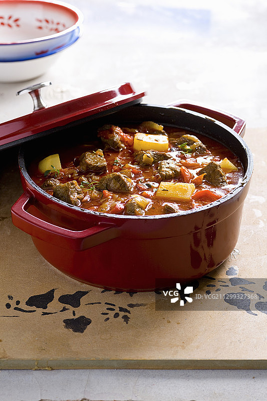 匈牙利甜椒炖牛肉图片素材