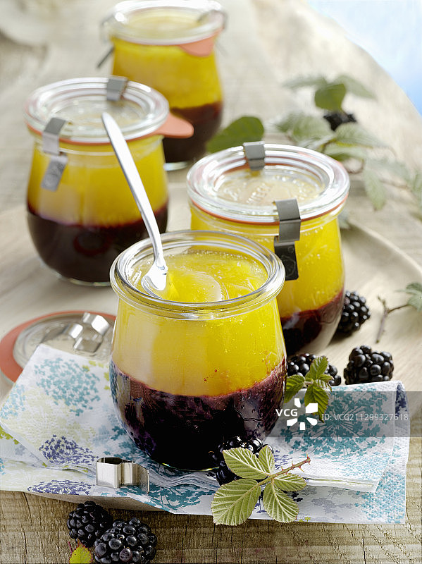 黑莓芒果早餐蜜饯图片素材