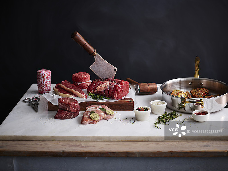 不同类型的肉图片素材