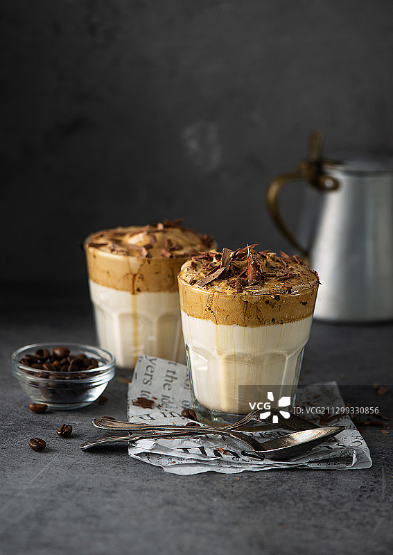 巧克力焦糖咖啡图片素材