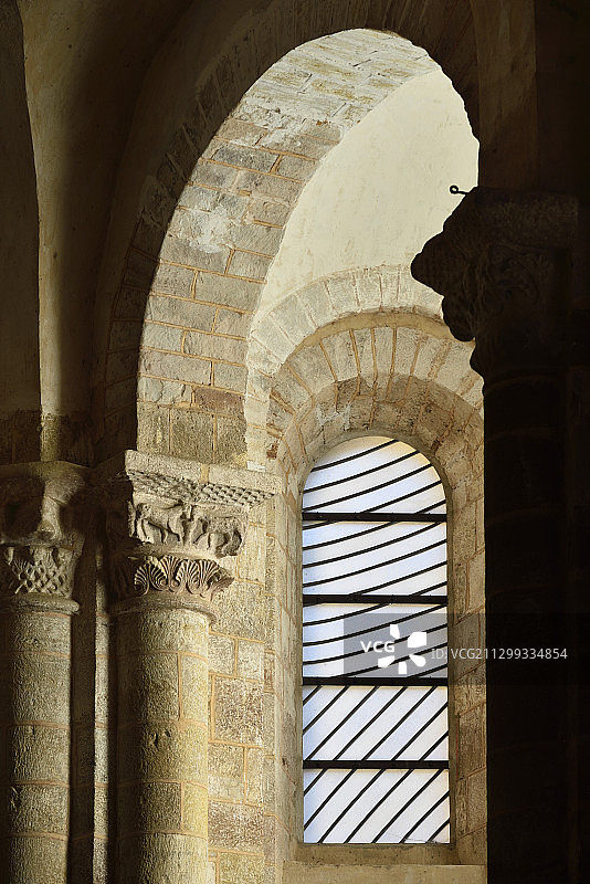 法国阿韦龙孔克：圣富瓦修道院教堂图片素材