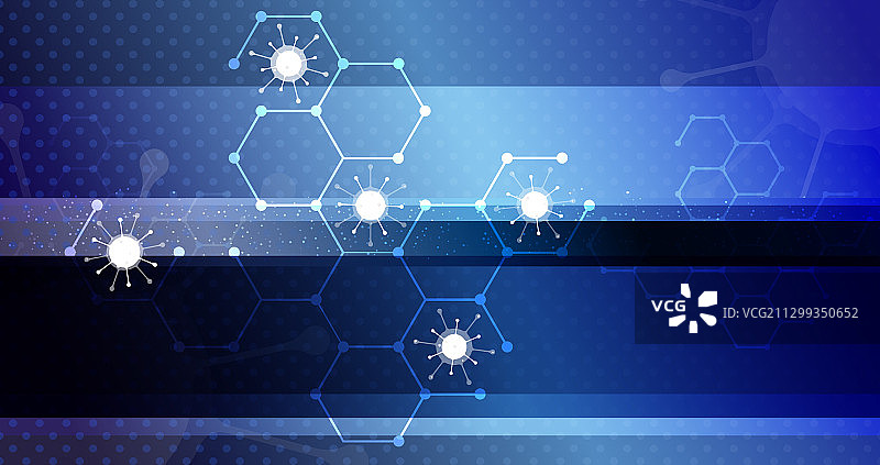 分子晶格病毒抽象背景图片素材