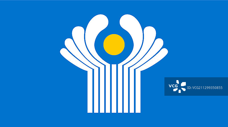 独立国家联合体旗帜图片素材