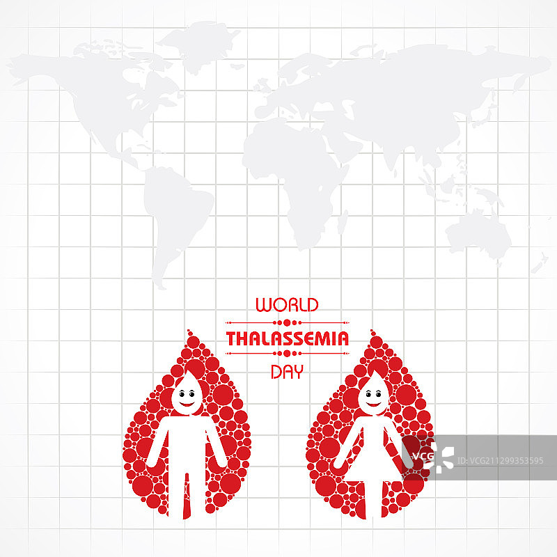 世界地中海贫血日主题 - 5月8日图片素材