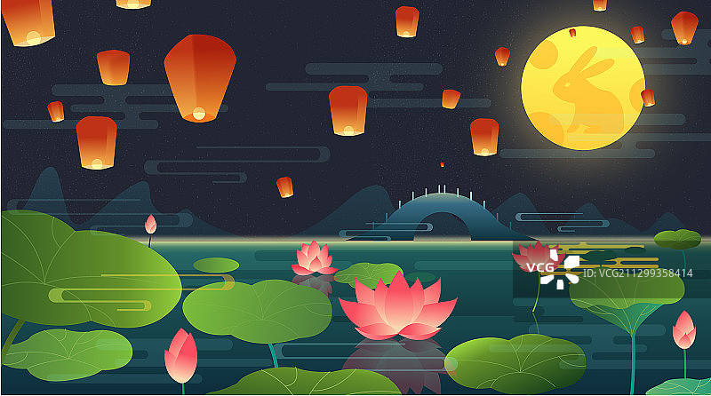 中秋节节日海报图片素材