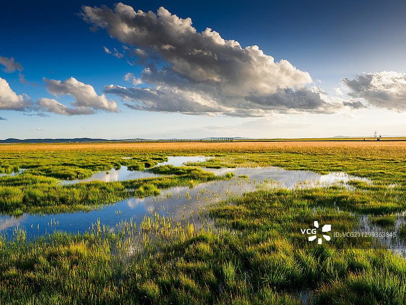 诺尔盖花湖风光图片素材