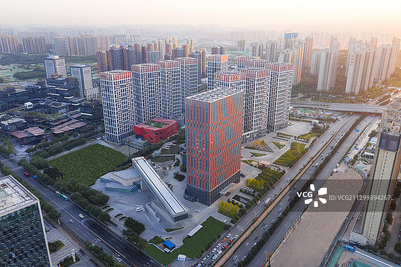 西安曲江旺座写字楼图片素材