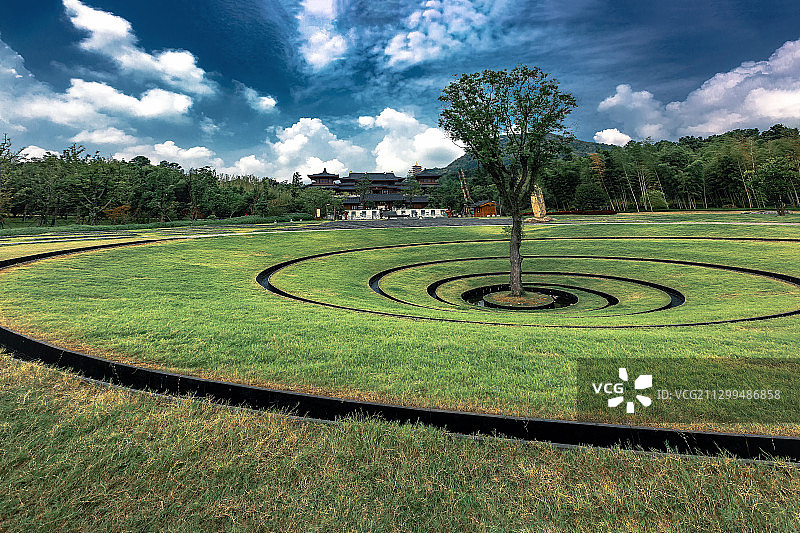 圈+牛首山佛顶寺（南京）图片素材