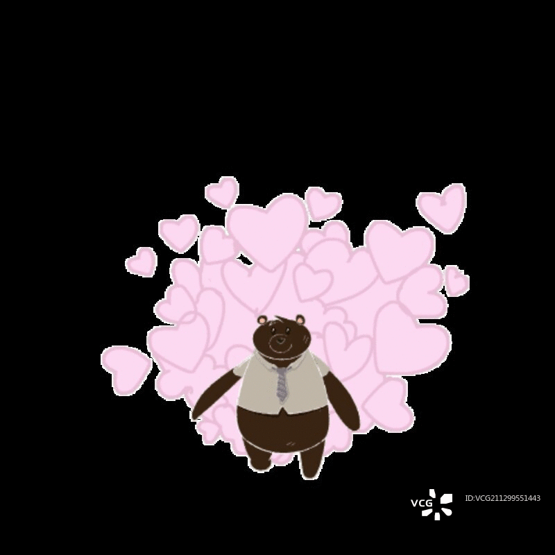 单身熊表情包图片素材