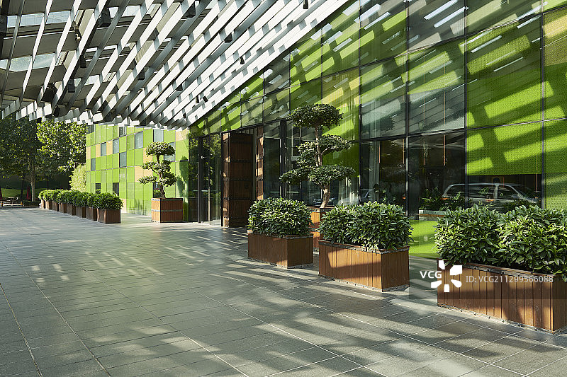 北京艺术设计高级酒店门前通道图片素材