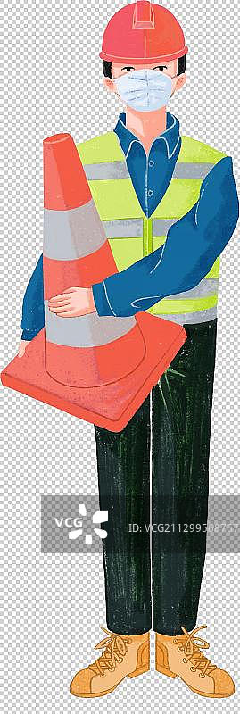 路障清除员图片素材