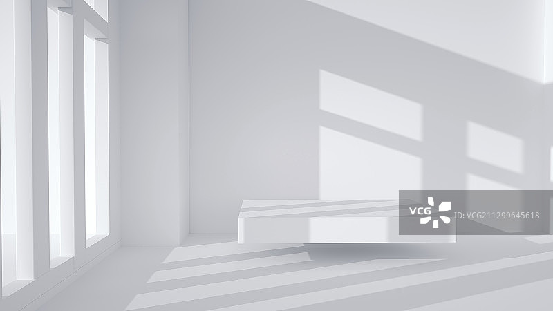 3D现代抽象空间背景图片素材