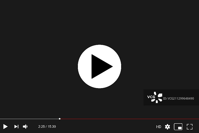 网页设计视频播放器工具栏模板图片素材