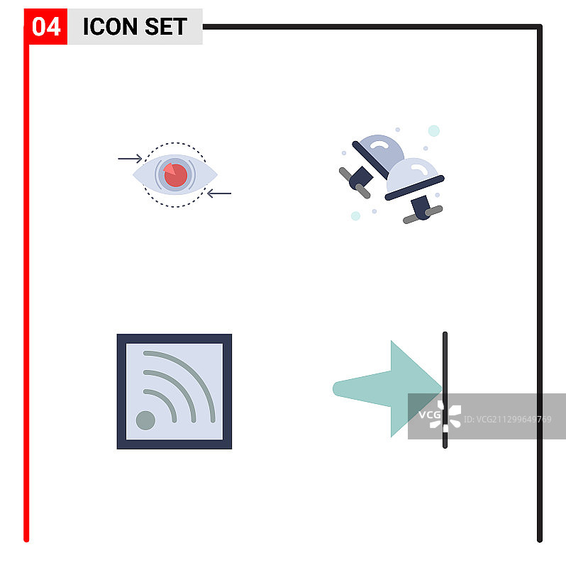 4创意图标的现代标志和符号图片素材