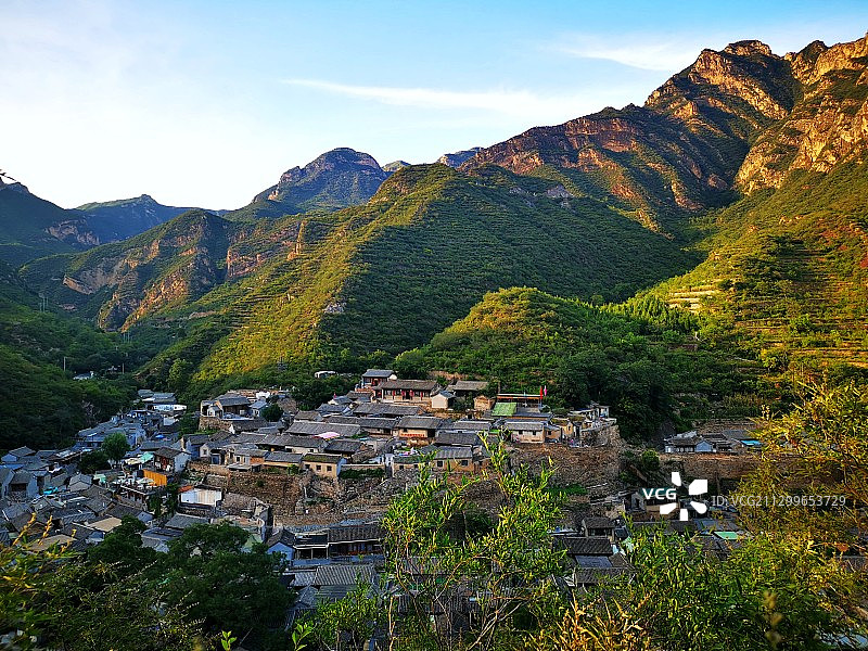 村落-爨底下村图片素材