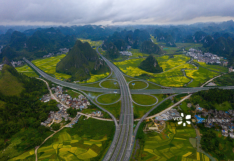 合那高速百靖互通图片素材