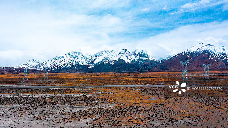 希夏邦马峰图片素材