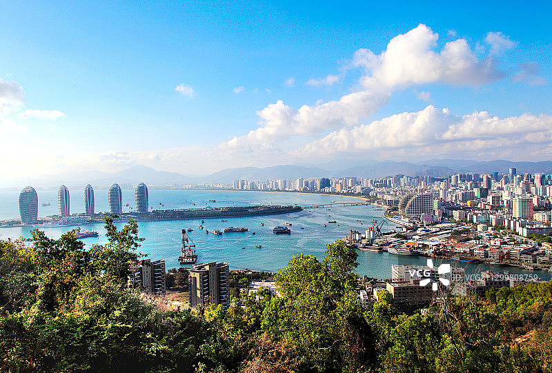 海南自贸区三亚风光图片素材