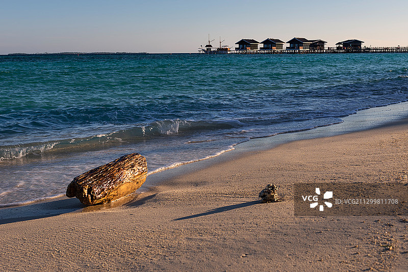 马来西亚沙巴州斗湖市仙本那（Semporna）邦邦岛图片素材