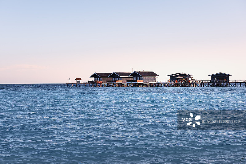 马来西亚沙巴州斗湖市仙本那（Semporna）邦邦岛图片素材