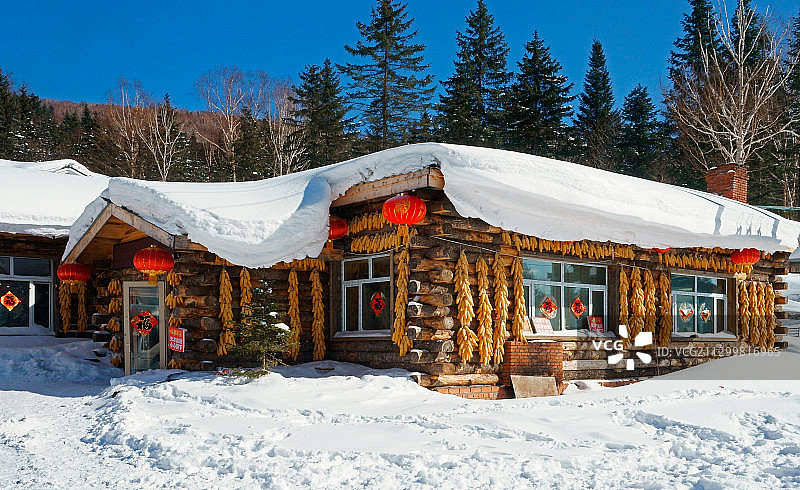 中国黑龙江雪乡图片素材